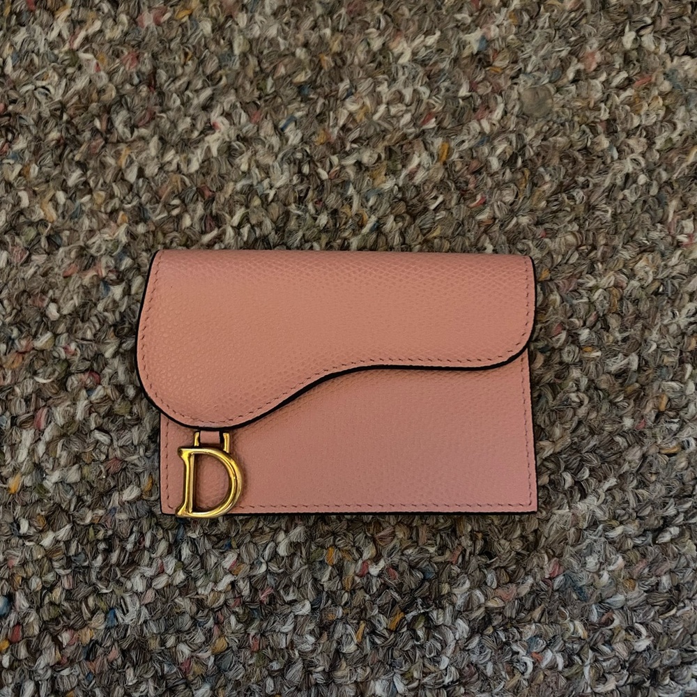 Dior bloom card holder wallet